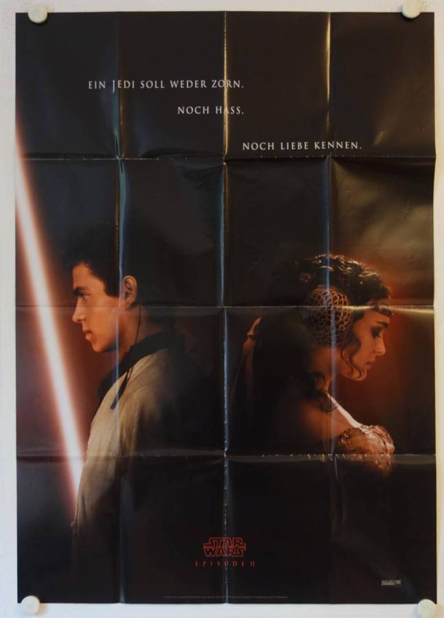 Star Wars Episode II - Attack of the Clones original release german double-panel movie poster